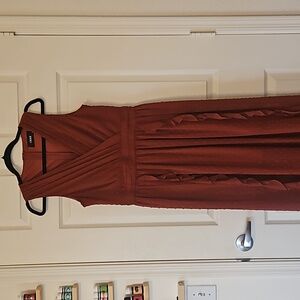 V-neck ruffle Maxi Dress